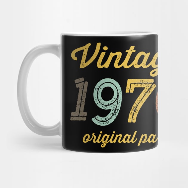 Vintage 1970 Original Parts by DetourShirts